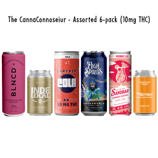 The CannaConnoseiur - Assorted 6-Pack (10mg THC)