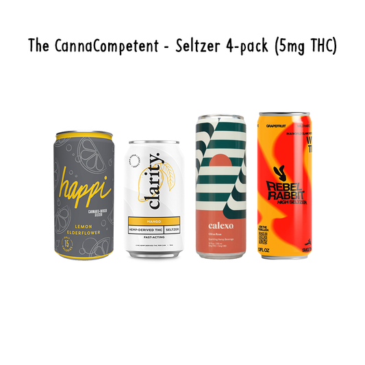 The CannaCompetent - Seltzer 4-Pack (5mg THC)